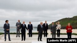 Liderii țărilor din G7, poză de familie, 11 iunie 2021