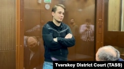 Глава московского штаба Алексея Навального Олег Степанов в суде 