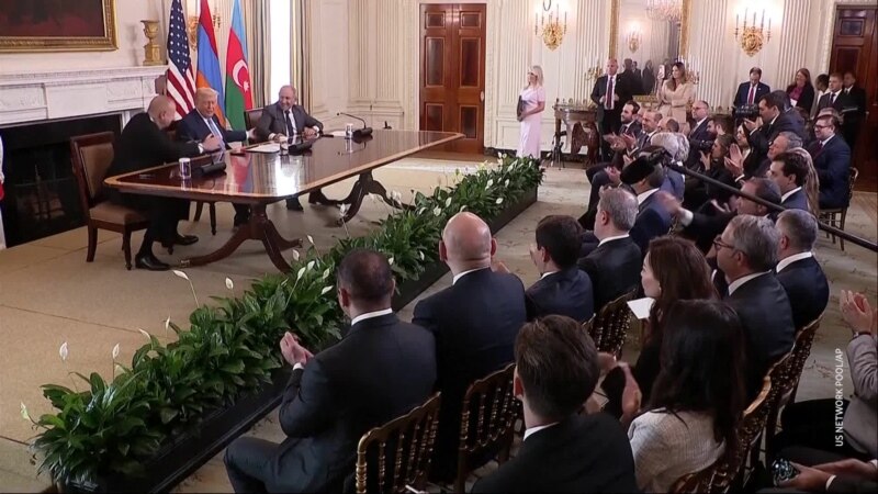 Armenia și Azerbaidjanul au semnat la Casa Albă un acord care încheie decenii de conflict