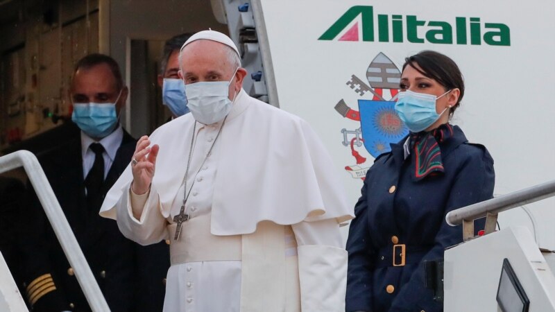 Papa Franja započeo istorijsku posetu Iraku