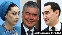 (birleşdirilen surat) Türkmenistanyň içerki we daşarky syýasatyna işjeň gatnaşýan Berdimuhamedowlaryň maşgala agzalary artýar.