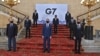 G7 sammitinin iştirakçıları Londonun Lankaster Geyt otelində