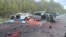 У поліції повідомили, що від удару на проїжджу частину розсипався посівний матеріал, який перевозив один із транспортних засобів