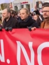 Grab: Germany/Russia -- Russian opposition's anti-war march, Berlin, November 17, 2024