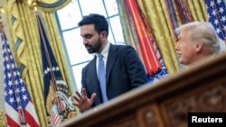 Дональд Трамп, президент США и предприниматель, и Зохран Мамдани, мэр Нью-Йорка и демократический социалист. 