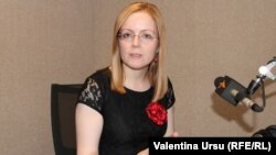 Inna Șupac în 2017 la Europa Liberă
