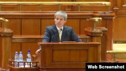 Premierul Dacian Cioloș în Parlament