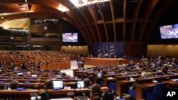 France - A session of the Parliamentary Assembly of the 46-nation Council of Europe, Strasbourg, January 24, 2023.