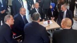 Беседа Эрдоган–Алиев–Пашинян