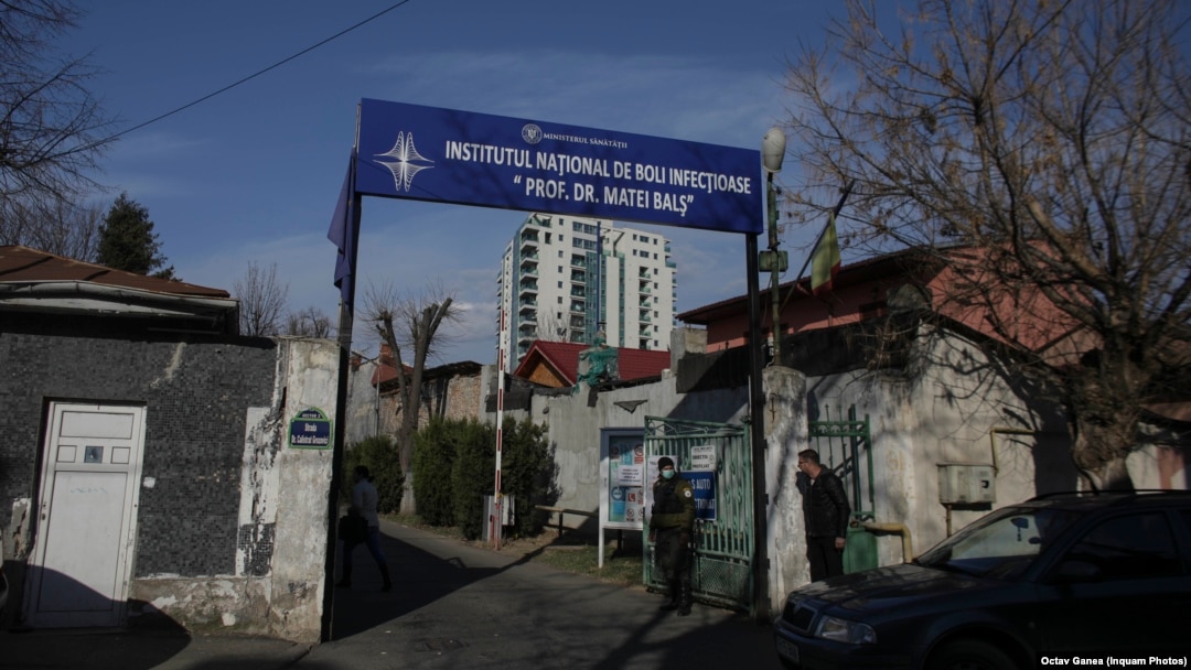 În București, Spitalul Matei Balș este unul dintre cele trei spitale care mai tratează pacienți exclusiv COVID.