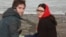 Activists Arash Sadeghi (left) and his wife, Golrokh Ebrahimi Iraee
