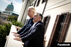 Geert Wilders és Orbán Viktor Budapesten 2020. július 31-én