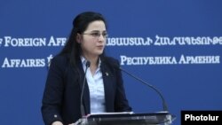 Пресс-секретарь МИД Армении Анна Нагдалян