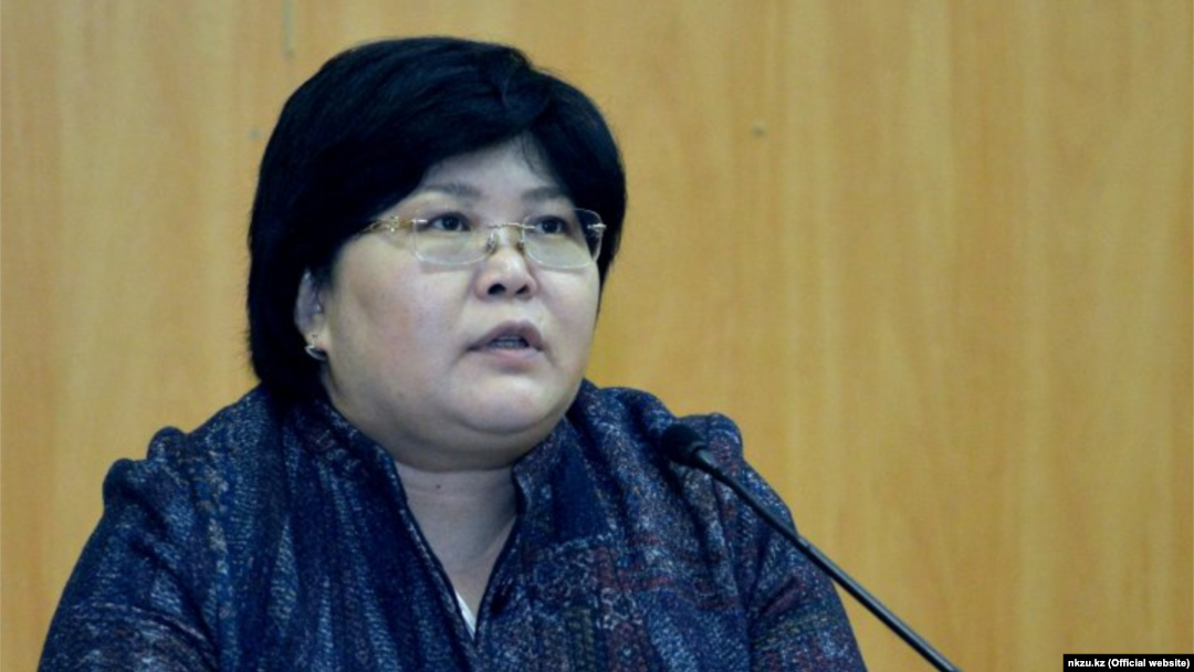 Kazakh Human Rights Commissioner Elvira Azimova (file photo)