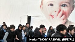 12-классники протестуют, Тбилиси, 9 ноября 2010