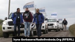Спостерігачі ОБСЄ на Донбасі, вересень 2016 року 