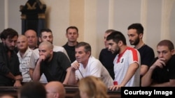 Судебное заседание по делу задержанных во время протестов демонстрантов. Архивное фото.