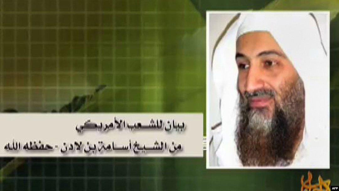 In the audio statement purportedly from Al-Qaeda leader Osama bin Laden, he said: "Obama is a weakened man. He will not be able to stop the war."