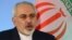 Iranian Foreign Minister Mohammad Javad Zarif speaks during a press conference with his German counterpart in Berlin on January 15.