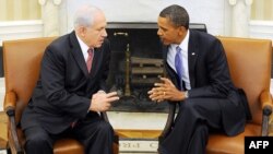 Američki predsednik Barack Obama (desno), sa premijerom Izraela Benjamin Netanyahu kući, Washington, DC, 01. septembar 2010.