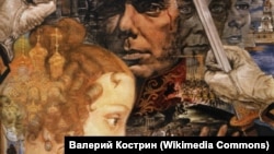 Плакат к фильму "Звезда пленительного счастья" (фрагмент). Автор плаката Валерий Кострин. Издательство "Совэкспортфильм", 1975