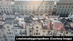 Пацярпелы пры пажары дом