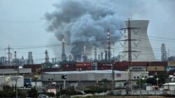 Smoke rises from an oil refinery that was damaged in an Iranian attack in Haifa, Israel, on March 19. 