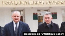 Igor Dodon și Vadim Krasnoselski, la Bender