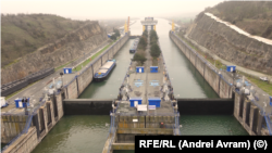 Ecluza de la Cernavodă, noiembrie 2025