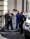 Russian police officers stand guard outside the office building of Russian retailer Wildberries after an attempted raid in central Moscow on September 18, 2024.
wildberries / вайлдберриз