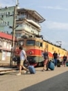 Passengers from Belgrade board a train that was supposed to go to Bar at Podgorica station