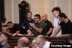 ვეფხია კასრაძე სასამართლო სხდომაზე