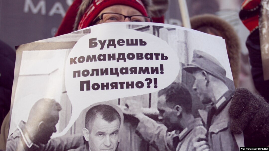 Митинг движения "Солидарность", посвященный проблемам трансформации МВД