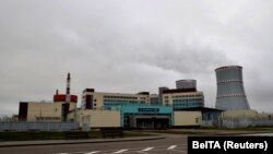 Белоруската нуклеарна централа.
