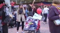 Protest trudnica i porodilja u Beogradu