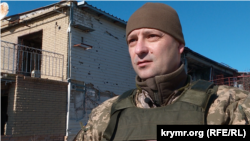 Дмитро Делятицький – генерал-майор, командир 30-го корпусу морської піхоти ЗСУ, 2014 року – командир першого окремого батальйону морської піхоти ЗСУ у Феодосії. Лютий, 2022 рік, Широкине, Донецька область