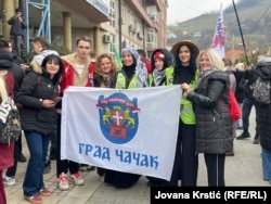 Protest u Novom Pazaru, Srbija, 21. decembar 2025.