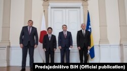 Članovi Predsjedništva BiH sa ministrom inostranih poslova Japana