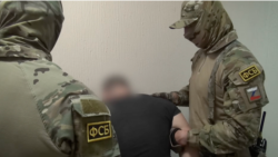 Задержанный в Кабардино-Балкарии. Скриншот видео ФСБ