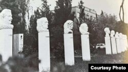 კინოსტუდიის ეზო. თბილისი, 1987 წელი