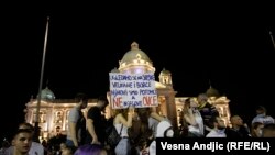 Belgrad, proteste antiguvernamentale, 9 iulie 2020.