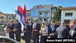 Në varrimin e Bilana Plavshiqit morën pjesë zyrtarë të Republikës Sërpska, në Banjallukë, më 7 tetor 2026.