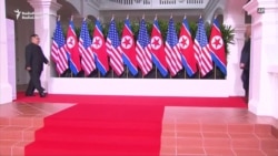 Trump, Kim Meet At Historic Summit