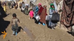 وضعیت بی جا شده گان در یکی از کمپ ها