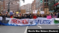 Protest u Hamburgu, 1. mart