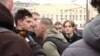 Student Andrej Tanko na protestu "Zastan Srbijo" u decembru 2024.