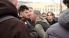 Student Andrej Tanko na protestu "Zastan Srbijo" u decembru 2024.
