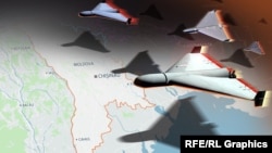 რუსული რეაქტიული დრონები მოლდოვის თავზე. ილუსტრირებული ფოტო
