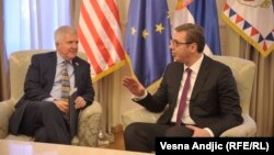 Kajl Skat i Aleksandar Vučić (arhivska fotografija)