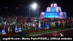 Brojni mladi na ceremoniji otvaranja Igara, Zagreb, 13. srpnja 2016.